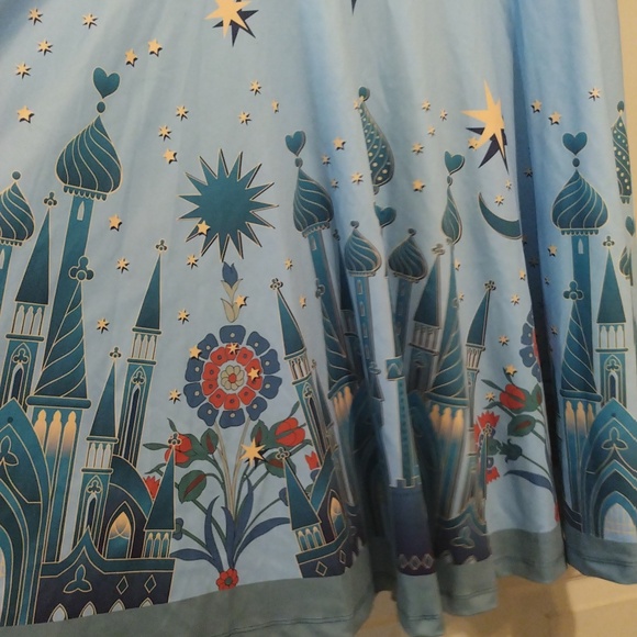 CowCow sleeveless Disney parks inspired It's a Small World dress size 5x - Picture 3 of 6